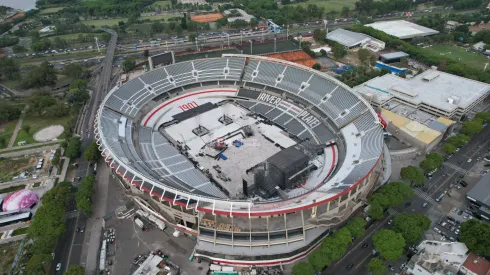 El Monumental tras los recitales de los Red Hot.
