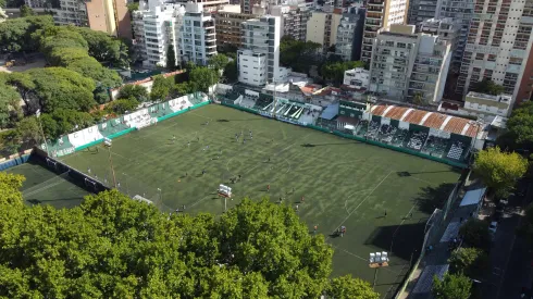 El Coliseo de Bajo Belgrano, la cancha de Excursio.
