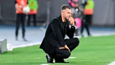 CORDOBA, ARGENTINA – DECEMBER 09: Martín Demichelis of River Plate looks on during a semifinal match of Copa de la Liga Profesional 2023 between River Plate and Rosario Central at Mario Alberto Kempes Stadium on December 09, 2023 in Cordoba, Argentina. (Photo by Luciano Bisbal/Getty Images)
