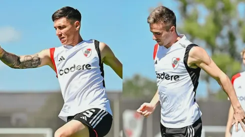 Kranevitter y Palavecino, entre algodones. (Fotos: Prensa River).