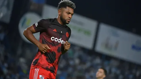 Miguel Ángel Borja sintió una molestia y pidió el cambio ante Atlético Tucumán. Hay preocupación en River.