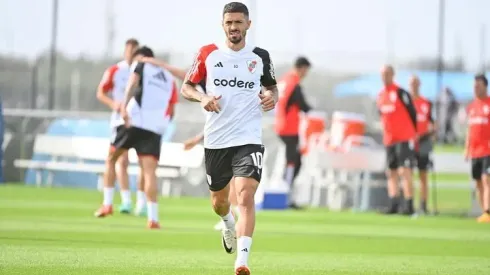 Lanzini se prepara para el regreso.
