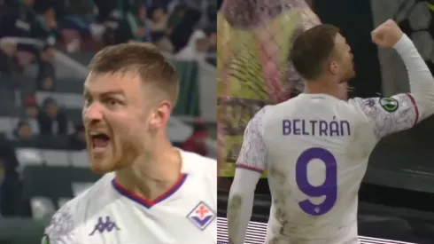 Beltrán hizo un lindo gol para Fiorentina
