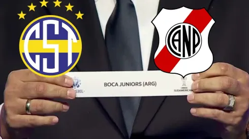 El grupo de Boca en la Sudamericana.

