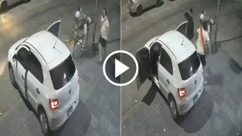 Un hincha de River impidió un robo en Lanús (@diarioconurbano).