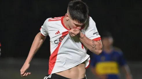 Mastantuono debutó con gol en la Reserva
