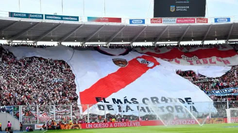 El aguante de River en Córdoba.