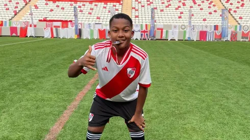 Estevis López ya es campeón con River.
