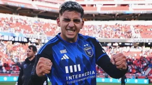 El ex River Hernán López Muñoz juega en San José Earthquakes de la MLS.
