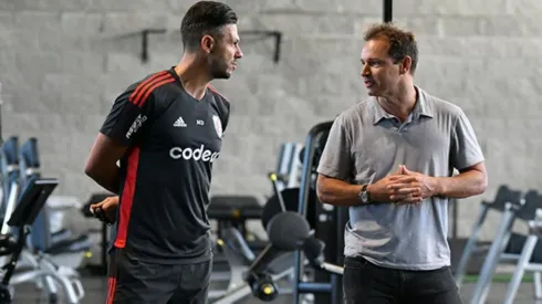 Brito despidió públicamente a Demichelis.