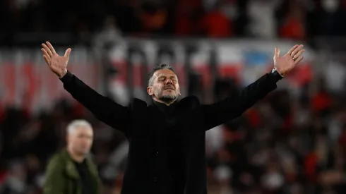 Martín Demichelis dio su última conferencia de prensa como DT de River.