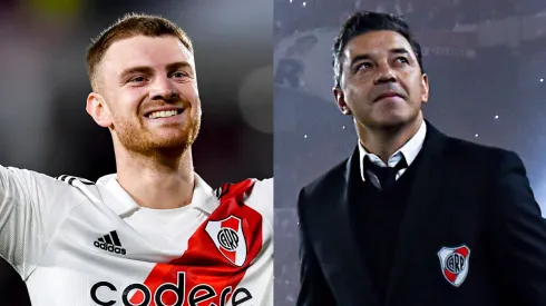 Lucas Beltrán, feliz por la vuelta del Muñeco a River.