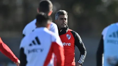 Escudero tiene todo listo para el partido ante Unión. (Foto: Prensa River).
