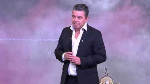 La frase ganadora de Marcelo Gallardo en su presentación en River.
