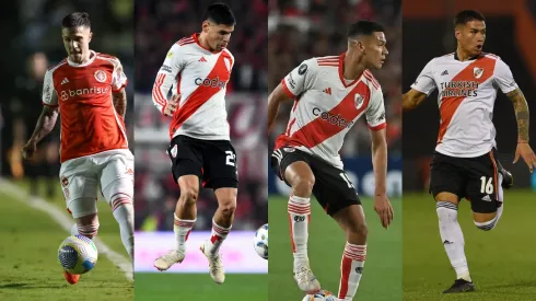 Los cuatro laterales que River compró post Montiel.
