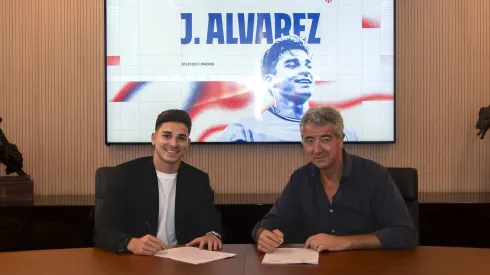 Julián Álvarez ya está en Madrid.
