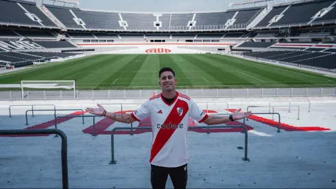 Maxi Meza, el octavo refuerzo de River.
