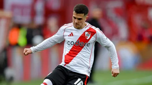 Fabricio Bustos, en acción ante Independiente la fecha pasada. (Foto: Getty).
