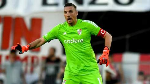 Franco Armani es historia viva en el arco de River.
