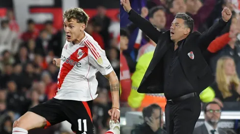 Colidio y Gallardo se lucieron en la conferencia de prensa.