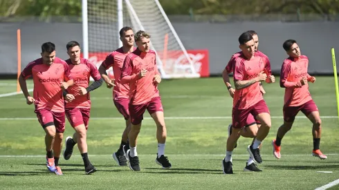 Gallardo pierde a un futbolista para recibir a Talleres (Foto Prensa River).
