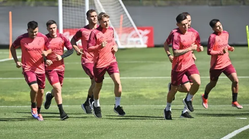 River se prepara para el partido con Platense.
