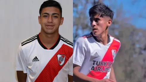 Los dos juveniles de River que podrían quedar libres.
