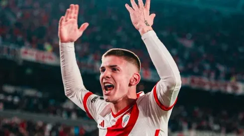 Franco Mastantuono sigue haciendo historia con la camiseta de River,
