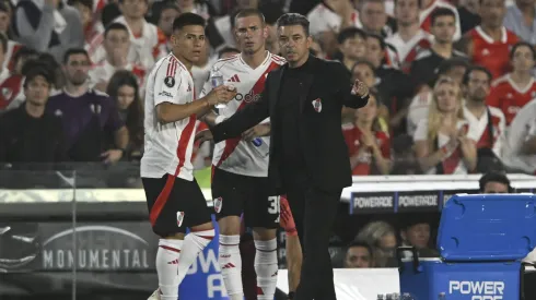 Gallardo apostó por los pibes en el segundo tiempo.
