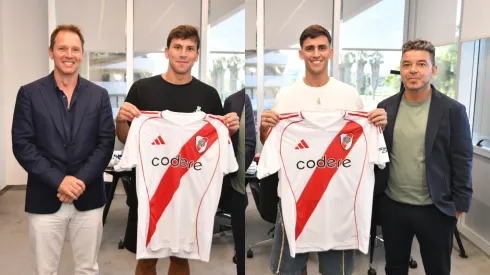 Tapia y Rojas, nuevos refuerzos de River (Prensa CARP).
