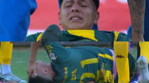 Tobías Leiva se fue lesionado en Aldosivi