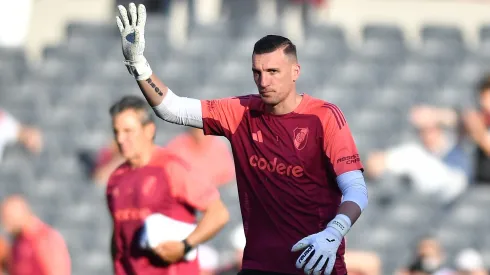 Franco Armani igualó una gran marca personal suya en River (Foto: Prensa River).
