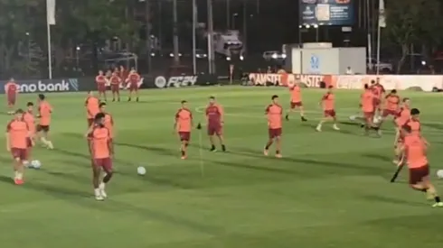 River se prepara para la final frente a Talleres en Paraguay.