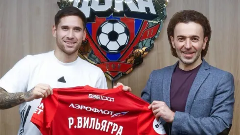 Rodrigo Villagra ya fue presentado oficialmente como refuerzo del CSKA.
