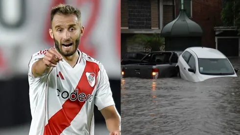"Lo vamos a superar": el posteo de Germán Pezzella por las inundaciones en Bahía Blanca