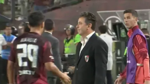 El Muñeco expresó su enojo con el mediocampista.