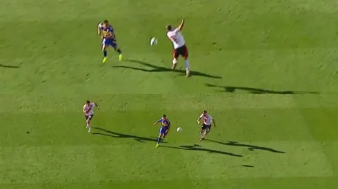 El error de Pezzella en el Superclásico.
