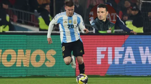Scaloni bancó a Mastantuono.
