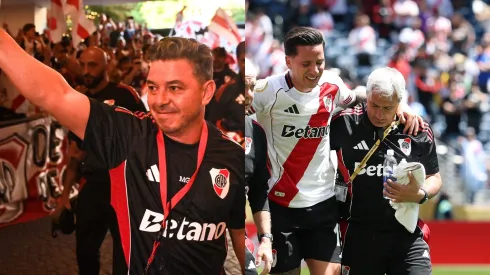 Gallardo analiza cómo reemplazar a Driussi.
