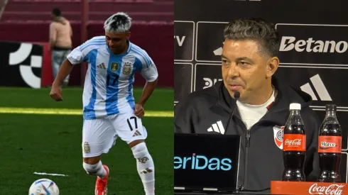 Gallardo habló de Alex Woiski.