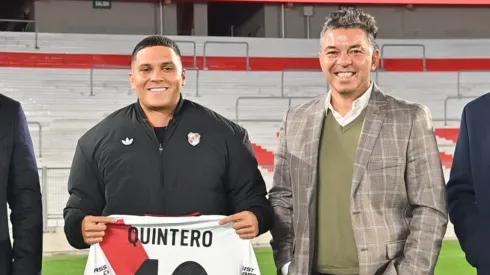 Gallardo habló de Juanfer Quintero.
