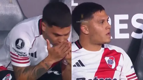 Quintero salió por la expulsión de Galoppo (Captura Conmebol).