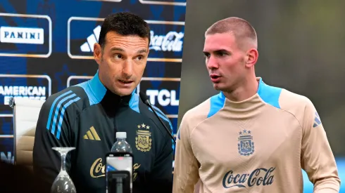 Scaloni habló sobre Mastantuono.