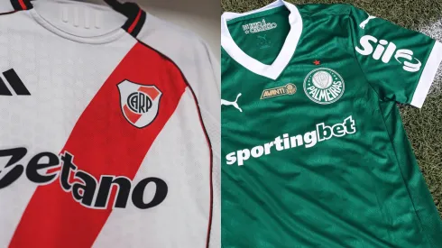 Qué camisetas usarán River y Palmeiras.