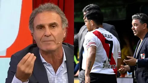 Ruggeri bancó a Maxi Salas.