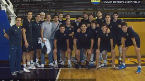 Visita de lujo al plantel de vóley