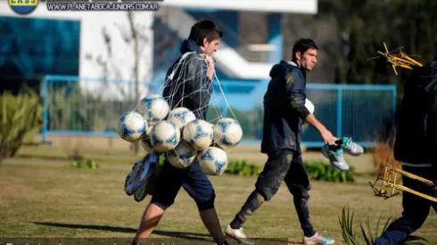 Primera práctica de fútbol