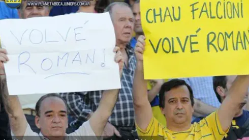 Malestar del hincha para con Falcioni y la dirigencia