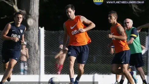 Juan Manuel Martínez entrenó con el plantel