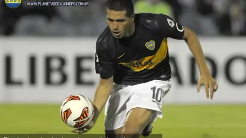 Riquelme, máximo goleador de Boca en la Copa